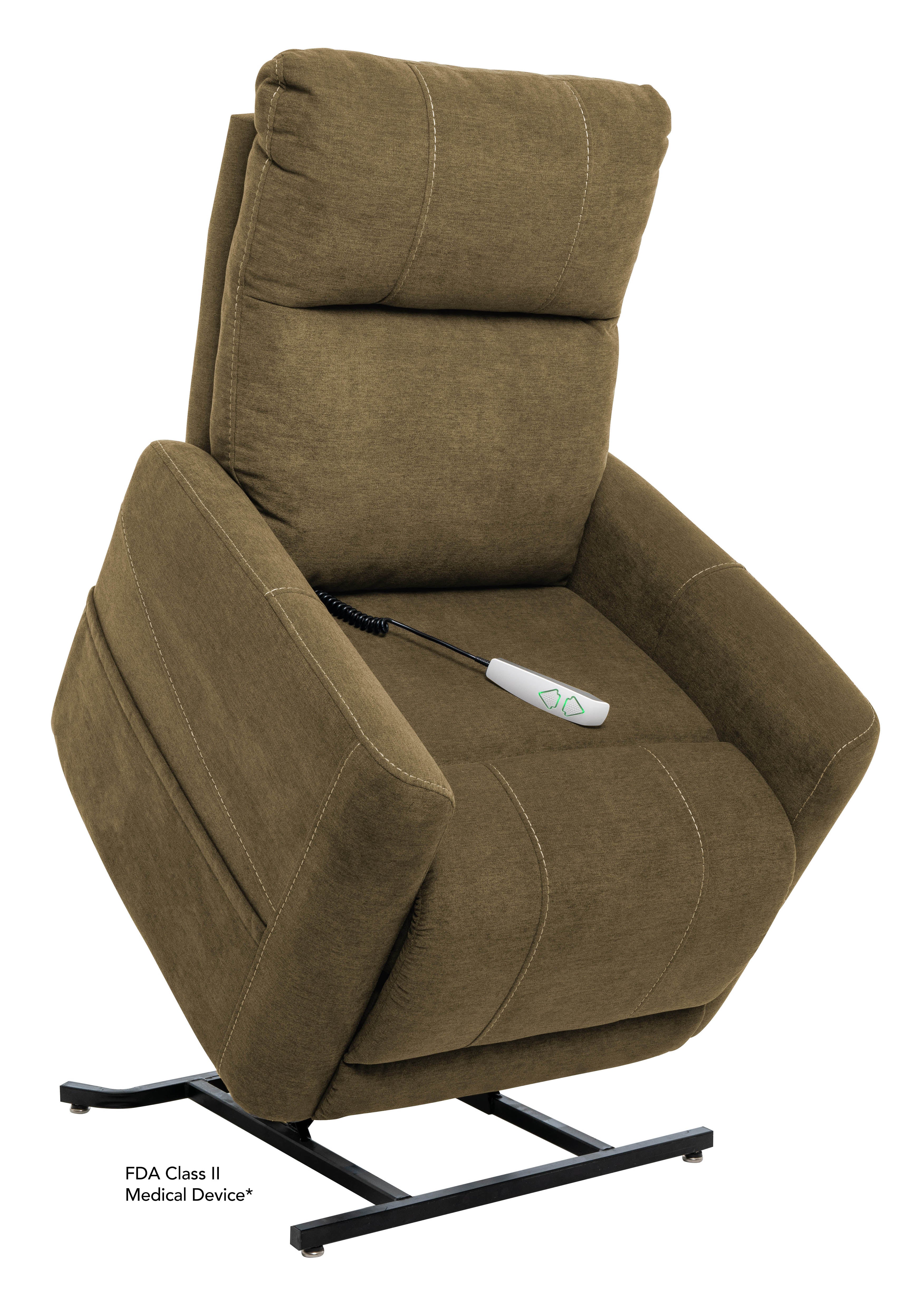 Saville Trio Invigorate Layflat Lift Recliner with Heat and Massage